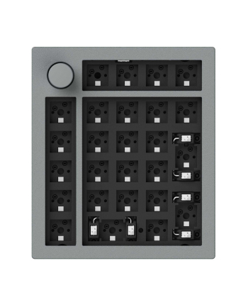 Keychron Q0+ Barebone, numeric keypad (grey, hot swappable, aluminum frame, RGB, knob)