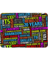 Sharkoon 20 Years Limited Edition Mouse Mat, gaming mouse pad (multicolored) - nr 1