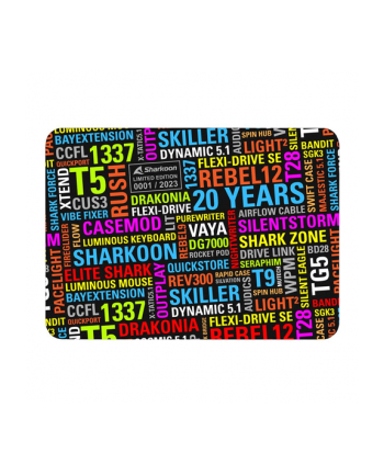 Sharkoon 20 Years Limited Edition Mouse Mat, gaming mouse pad (multicolored)