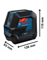 bosch powertools Bosch combi laser GCL 2-50 G Professional, with ceiling clamp, cross line laser (blue/Kolor: CZARNY, green laser lines, with bracket RM10 Professional) - nr 12