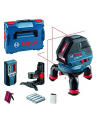 bosch powertools Bosch Line laser GLL 3-50 Professional, with receiver, cross line laser (blue/Kolor: CZARNY, L-BOXX 136, red laser lines) - nr 2