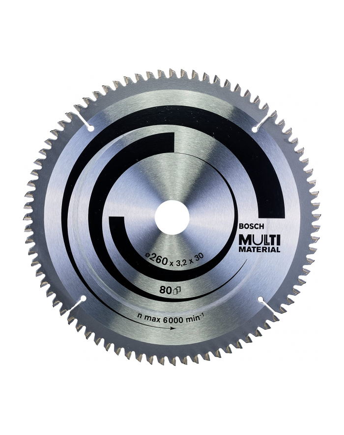 bosch powertools Bosch circular saw blade multi material, O 260mm, 80Z główny