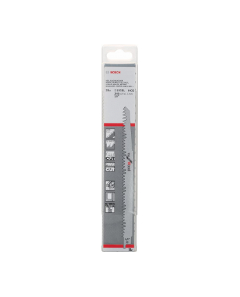 bosch powertools Bosch saber saw blade S 1531 L Top for Wood, 240mm (25 pieces)
