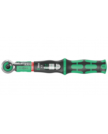 Wera torque wrench Safe-Torque A 2 (Kolor: CZARNY/green, 1/4'' hexagon, 2-12 Nm)