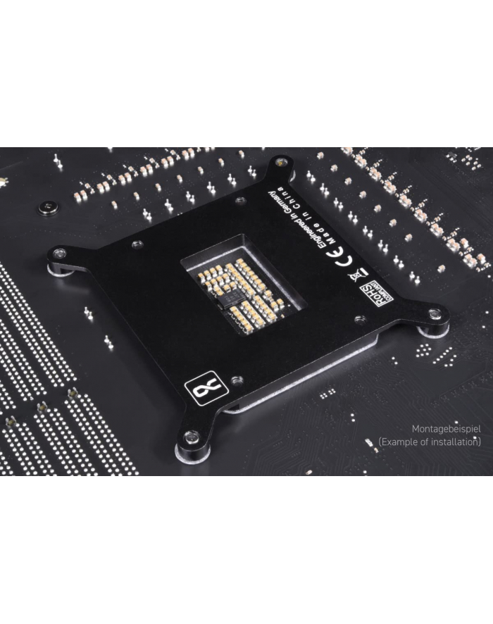 Alphacool Apex Backplate XPX/Eisbaer LGA 1700, installation kit (Kolor: CZARNY) główny