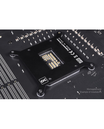 Alphacool Apex Backplate XPX/Eisbaer LGA 1700, installation kit (Kolor: CZARNY)