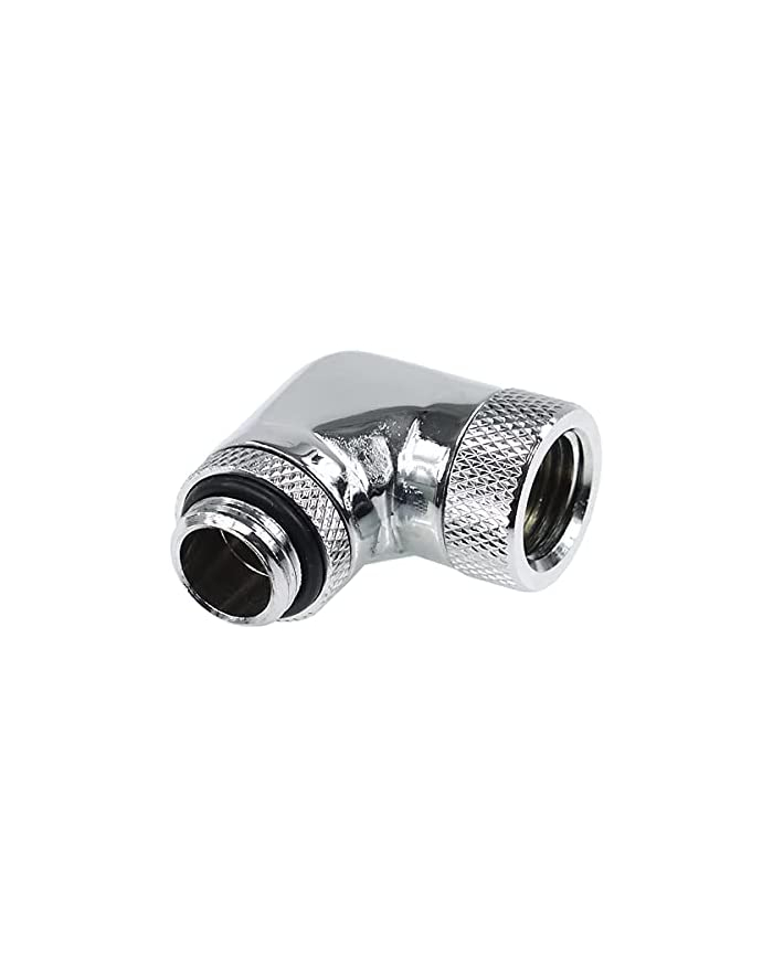 Alphacool HF angle adapter 90 czerwonyatable G1/4 male to G1/4 female - chrome, connection (chrome) główny