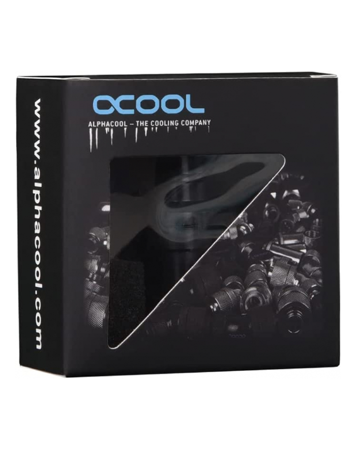 Alphacool icicle quick release coupling G1/4 IG - Deep Black (Kolor: CZARNY (matt)) główny