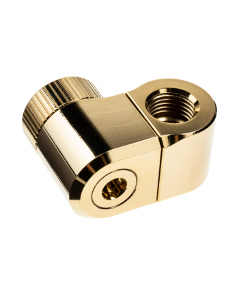 EKWB EK-Quantum Torque Double Rotary Offset 21 - Gold, Connection (gold)