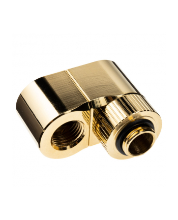 EKWB EK-Quantum Torque Double Rotary Offset 21 - Gold, Connection (gold)