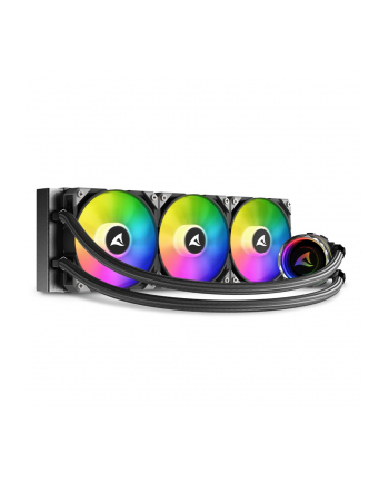 Sharkoon S90 RGB AIO 360mm Watercooling Set - 1150, 1151, 1155, 1156, 1366, 2011, 2011-3, AM2, AM2+, AM3, AM3+, FM1, FM2, AM4, 2066, TR4, sTRX4, 1200, 1700, AM5