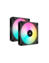 Corsair iCUE AF140 RGB ELITE 140 mm PWM, case fan (Kolor: CZARNY, 2-pack, incl. controller) - nr 1