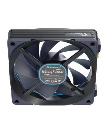 Seasonic MagFlow 1225 PWM, case fan (Kolor: CZARNY, 1-fan kit)