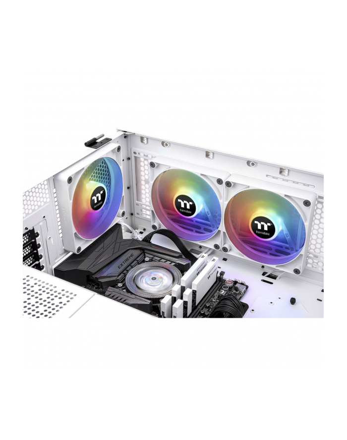 Thermaltake CT120 ARGB Sync PC Cooling Fan White, case fan (Kolor: BIAŁY, pack of 2, without controller) główny