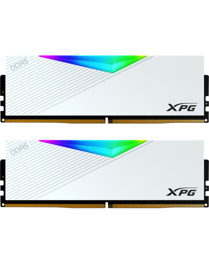 ADATA DDR5 - 32GB - 5600 - CL - 36 - Dual-Kit - DIMM, AX5U5600C3616G-DCLAR, XPG Lancer RGB, XMP, EXPO, for AMD, Kolor: BIAŁY główny