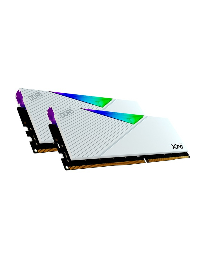 ADATA DDR5 32GB - 6000 - CL - 30 - Dual-Kit - DIMM - AX5U6000C3016G-DCLAR, Lancer RGB, XMP, Kolor: BIAŁY główny