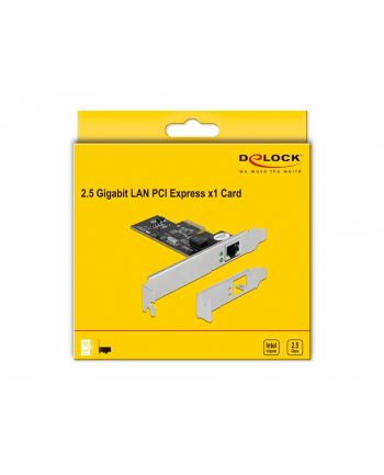 DeLOCK PCI Express x1 card to 1 x RJ45 2.5 Gigabit LAN i225, LAN adapter