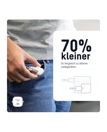 Ansmann Home Charger HC130PD, charger (Kolor: BIAŁY, compatible with PowerDelivery, Multisafe technology)