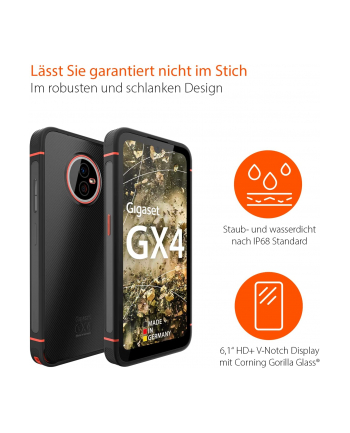 Gigaset GX4 64GB, Cell Phone (Black, System Android 12, 4GB)