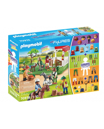 PLAYMOBIL 70978 My Figures: Horse Ranch Construction Toy