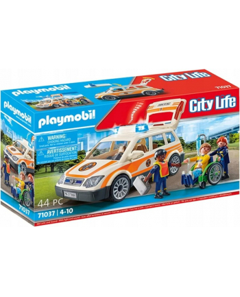 PLAYMOBIL 71037 emergency doctor car, construction toy