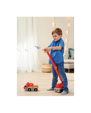 Simba Fireman Sam 2-in-1 rescue crane, toy vehicle (red/yellow)