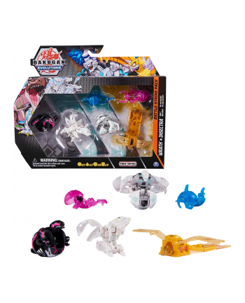 spinmaster Spin Master Bakugan Evolutions Battle Strike 6 Pack Skill Game (Includes 3 Bakugan Balls, 2 Nanogan and 1 Geogan)