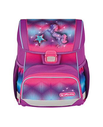 Herlitz Loop Plus Funky Horse, school bag (purple/pink, incl. 16-piece school case, pencil case, sports bag)