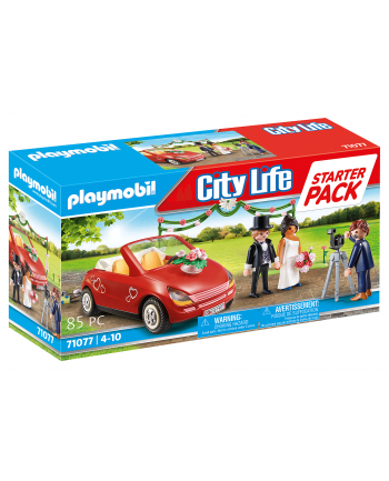 PLAYMOBIL 71077 City Life Starter Pack Wedding Construction Toy