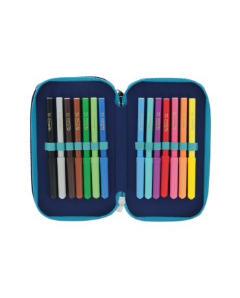 Herlitz TriCase Deep Ocean, pencil case (blue, 31 pieces)