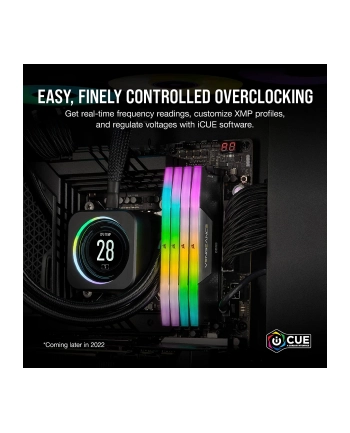 Corsair 64 GB DDR5-6600 Kit, memory (Kolor: CZARNY, CMH64GX5M4B6600C32, Vengeance RGB, XMP)