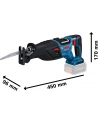 bosch powertools Bosch cordless saber saw BITURBO GSA 18V-28 Professional solo (blue/Kolor: CZARNY, without battery and charger) - nr 10