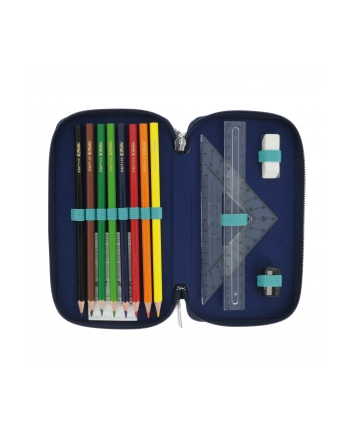 Herlitz TriCase Deep Ocean, pencil case (blue, 31 pieces)