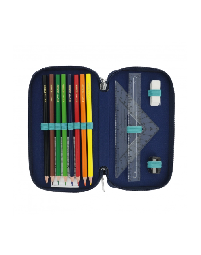 Herlitz TriCase Deep Ocean, pencil case (blue, 31 pieces) główny