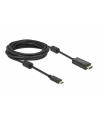 DeLOCK USB adapter cable, USB-C plug > HDMI 4K plug (Kolor: CZARNY, 5 meters, active cable) - nr 10