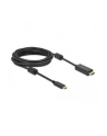 DeLOCK USB adapter cable, USB-C plug > HDMI 4K plug (Kolor: CZARNY, 5 meters, active cable) - nr 13