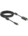 DeLOCK USB adapter cable, USB-C plug > HDMI 4K plug (Kolor: CZARNY, 5 meters, active cable) - nr 6