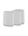 NETGEAR Orbi WiFi6 Tri-Band Mesh System Set of 3, Mesh Router (Kolor: BIAŁY) - nr 1