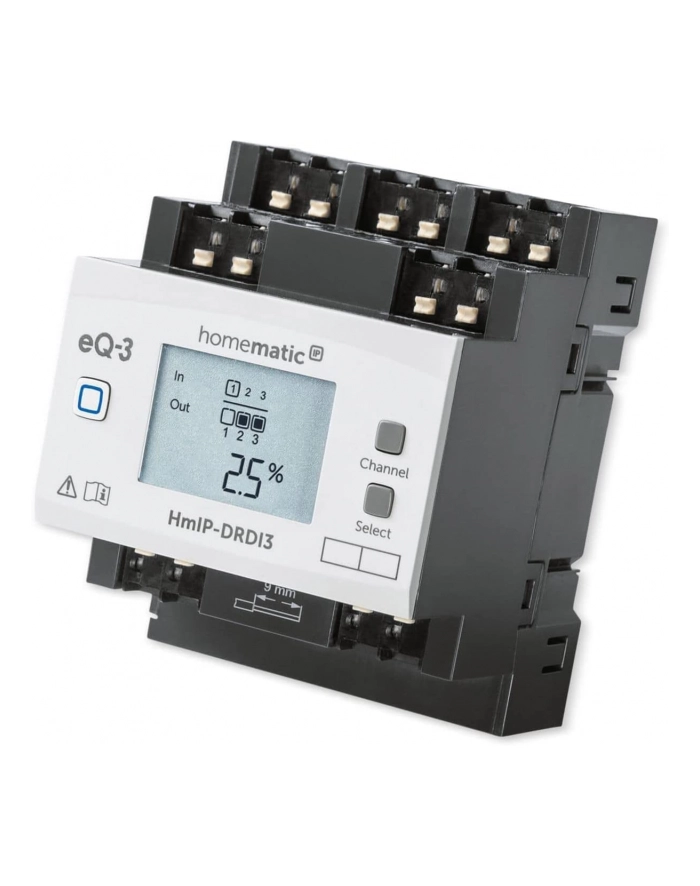 Homematic IP dimming actuator for DIN rail mounting - triple (HmIP-DRDI3), dimmer główny