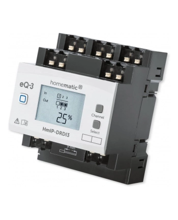 Homematic IP dimming actuator for DIN rail mounting - triple (HmIP-DRDI3), dimmer