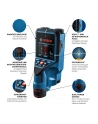 bosch powertools Bosch Wallscanner D-tect 200 C Professional, 12V, locating device (blue/Kolor: CZARNY, Li-ion battery 2.0 Ah, in L-BOXX 136) - nr 9