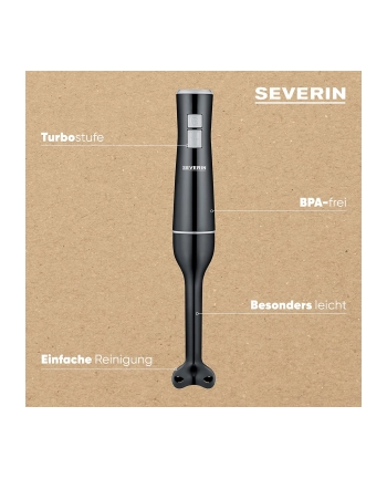 Severin SM 3770, hand blender (Kolor: CZARNY/grey) nr 2