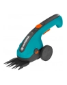 GARDENA Cordless Grass Shears ClassicCut Li Set, 3.6V (turquoise/Kolor: CZARNY, Li-Ion battery 2.5Ah, with telescopic handle and wheels) - nr 1