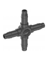 GARD-ENA Micro-Drip-System cross piece 4.6mm (3/16''), connection (dark grey, 10 pieces, model 2023) - nr 10