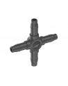 GARD-ENA Micro-Drip-System cross piece 4.6mm (3/16''), connection (dark grey, 10 pieces, model 2023) - nr 15