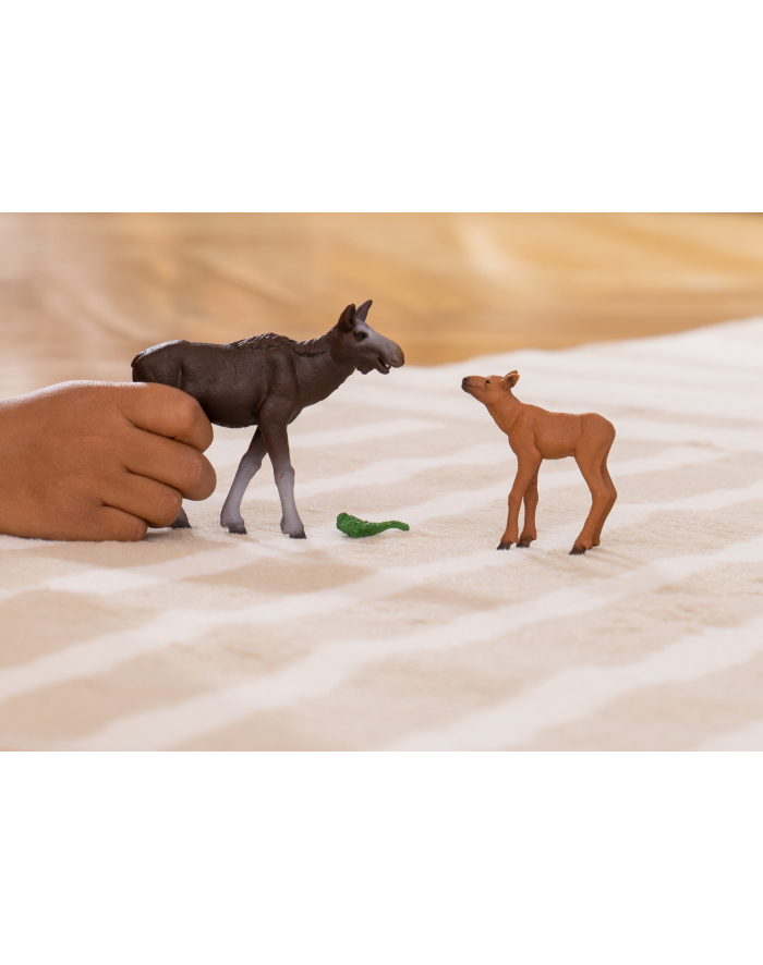 Schleich 42603 Łoś z cielęciem Wild Life główny
