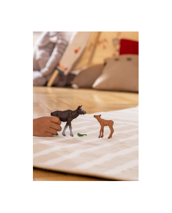 Schleich 42603 Łoś z cielęciem Wild Life