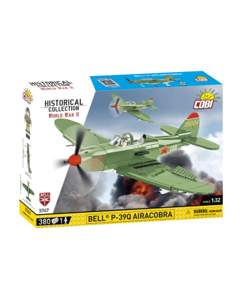 COBI 5747 Historical Collection WWII BELL P-39Q Airacobra 380 klocków