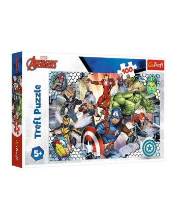 Puzzle 100el Sławni Avengers. Marvel 16454 Trefl nr 2