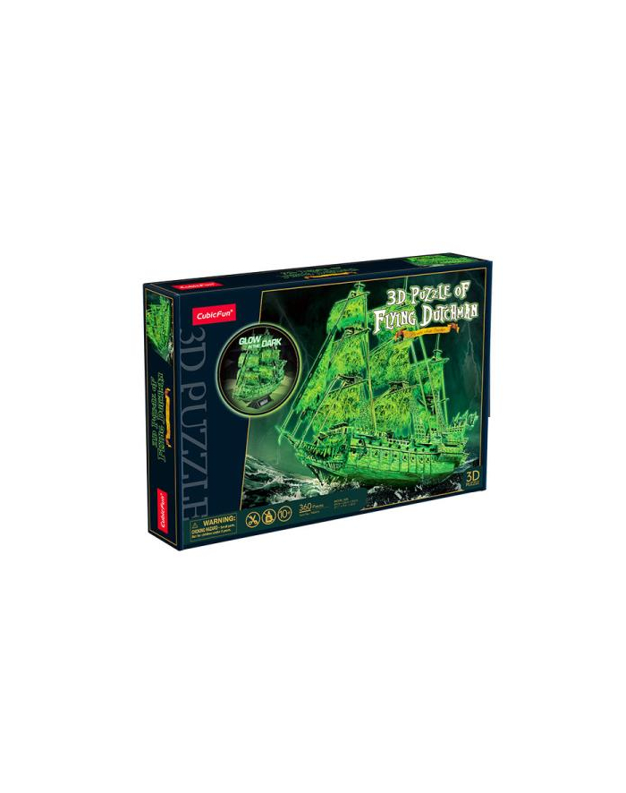 dante Puzzle 3D Latający Holender świecący w ciemności T4041H Cubic Fun główny
